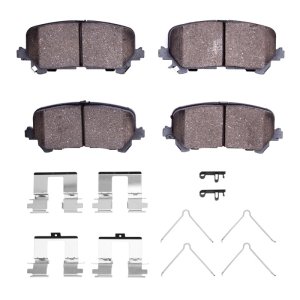Acura MDX Brake Pads - Rear - R1 Concepts - Ceramic - `07-`25